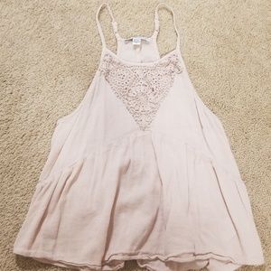 Pink AEO tank top